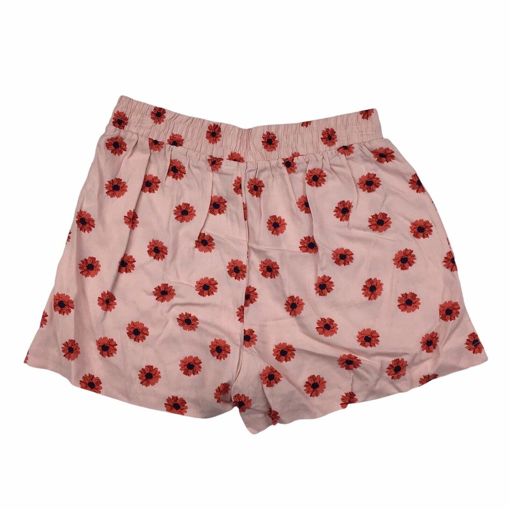 ABOUND Womens Shorts Pink Size S Daisy Dots Easy Flowy Comfy Lightweight - Picture 3 of 4
